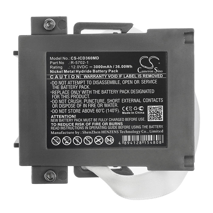 CS-ICD360MD : Battery for Innomed CA360B, CA360-B - Replaces Innomed R-5702-1