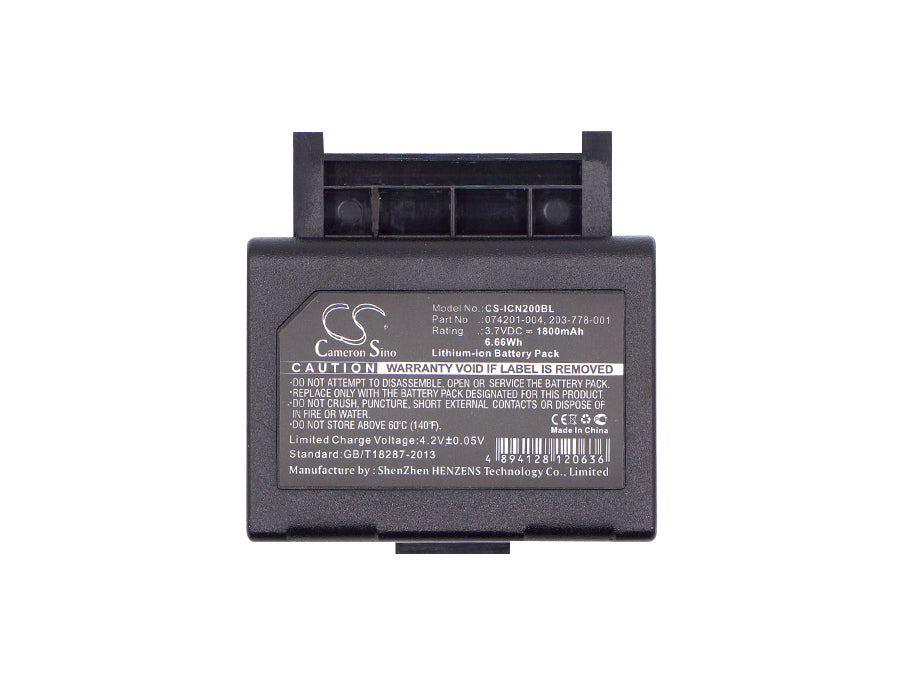 CS-ICN200BL : Battery for Intermec CN2 - Replaces Intermec 074201-004, 203-778-001