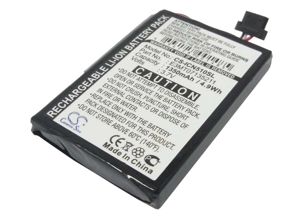 CS-ICN510SL : Battery for Navman iCN 510, iCN 520, iCN 530 and others - Replaces Navman E3MT07135211