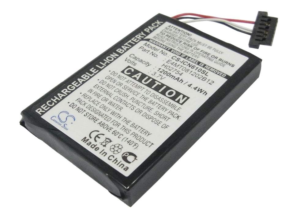 CS-ICN610SL : Battery for Navman N60i Navpix - Replaces Navman E4MT081202B12