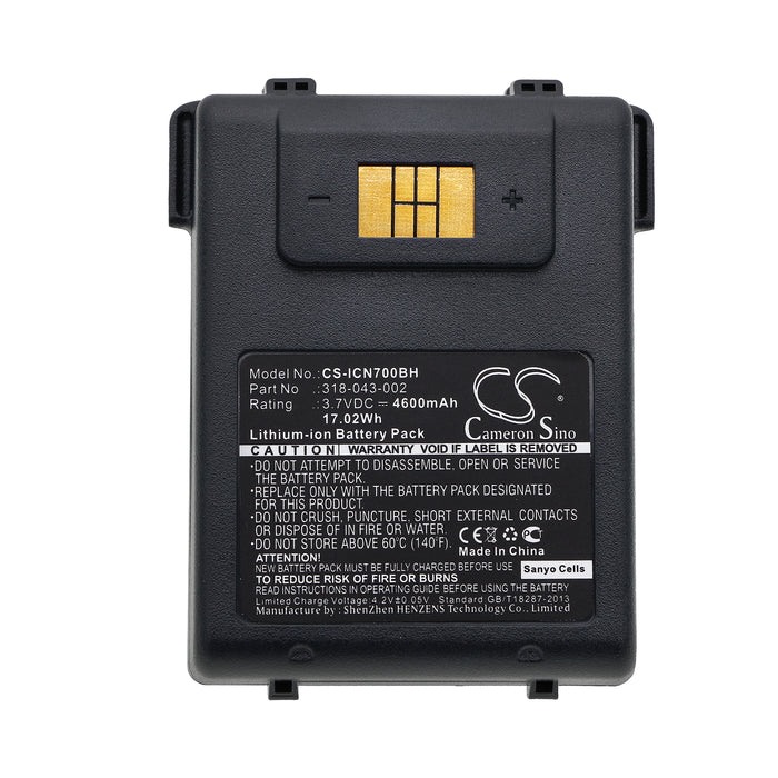 CS-ICN700BH : Battery for Intermec CN70, CN70e, CN75 and others - Replaces Intermec 318-043-002, 318-043-022, 318-043-012 and others