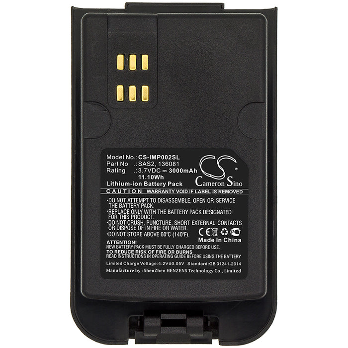 CS-IMP002SL : Battery for Inmarsat Isatphone 2 - Replaces Inmarsat SAS2, 136081, VKB 56426 702 098 and others