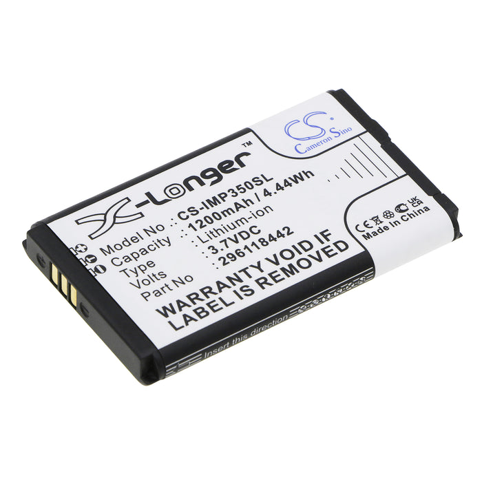 CS-IMP350SL : Battery for Ingenico iSMP, iMP350, IMP350-USBLU03A and others - Replaces Ingenico 296118442