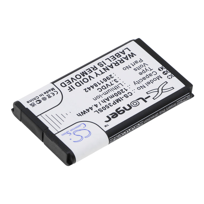 CS-IMP350SL : Battery for Ingenico iSMP, iMP350, IMP350-USBLU03A and others - Replaces Ingenico 296118442