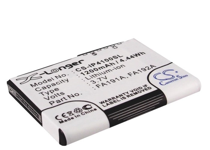 CS-IP4100SL : Battery for HP iPAQ h4100, iPAQ h4150, iPAQ h4155 and others - Replaces HP 343110-001