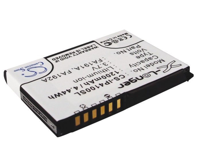 CS-IP4100SL : Battery for HP iPAQ h4100, iPAQ h4150, iPAQ h4155 and others - Replaces HP 343110-001