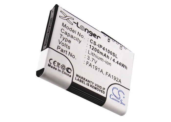 CS-IP4100SL : Battery for HP iPAQ h4100, iPAQ h4150, iPAQ h4155 and others - Replaces HP 343110-001