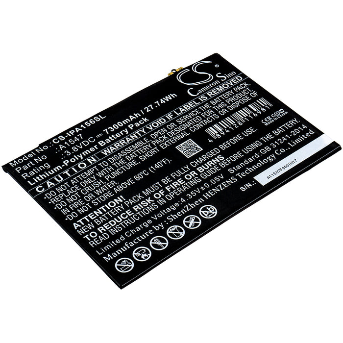 CS-IPA156SL : Battery for Apple iPad Air 2, iPad Air 2 WiFi, iPad 6 and others - Replaces Apple A1547