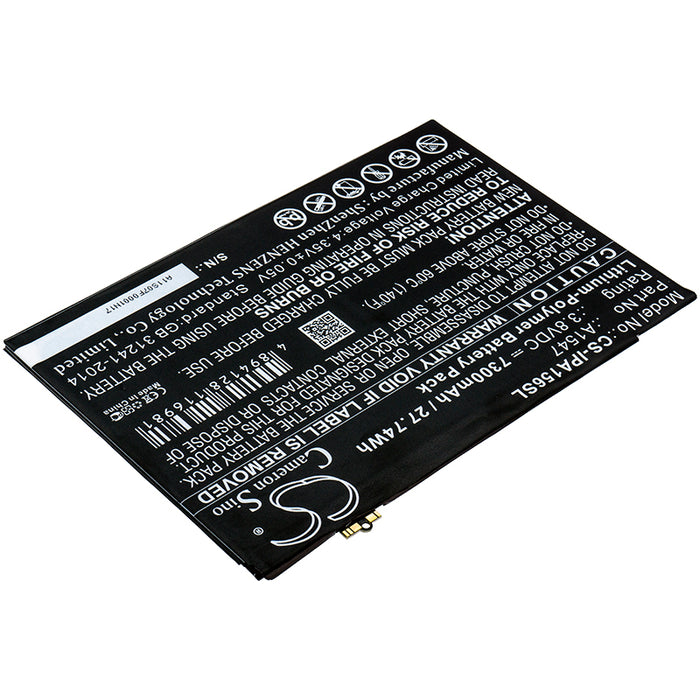 CS-IPA156SL : Battery for Apple iPad Air 2, iPad Air 2 WiFi, iPad 6 and others - Replaces Apple A1547