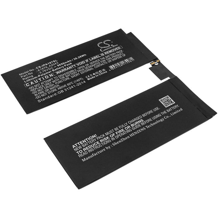 CS-IPA187SL : Battery for Apple iPad Pro 12.9 3rd, iPad Pro 12.9 4th, iPad Pro 12.9 2018 3rd Gen and others - Replaces Apple A1876, A2043