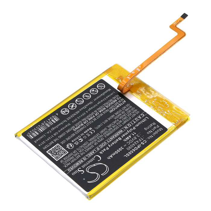 CS-IPD650SL : Battery for Apple iPod Video 5th 5.5 Gen 60GB, iPod Video 5th 5.5 Gen 80GB iFlash - Replaces Apple TF424090