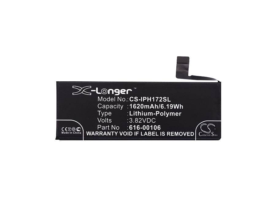 CS-IPH172SL : Battery for Apple iPhone SE, A1724, A1723 and others - Replaces Apple 616-00107, 616-00106