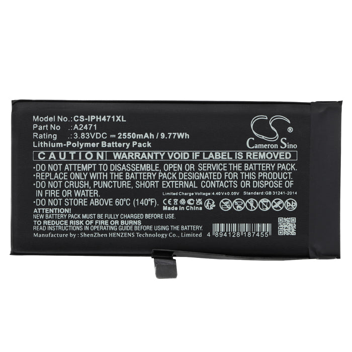 CS-IPH471XL : Battery for Apple iPhone 12 Mini - Replaces Apple A2471