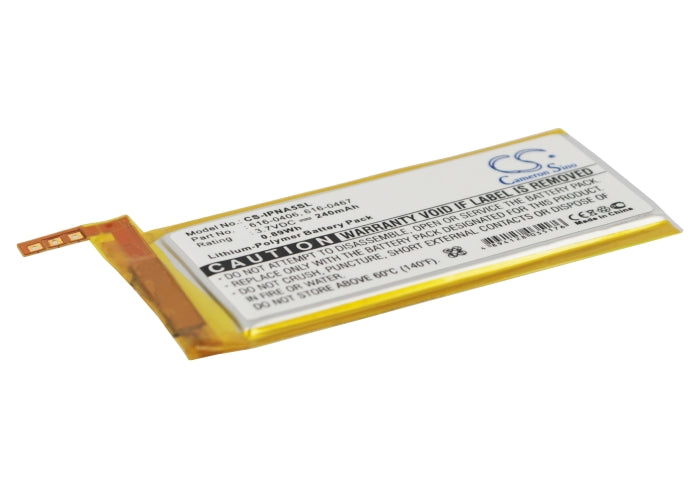 CS-IPNA5SL : Battery for Apple iPod Nano 5th - Replaces Apple 616-0406, P11G73-01-S01, 616-0467