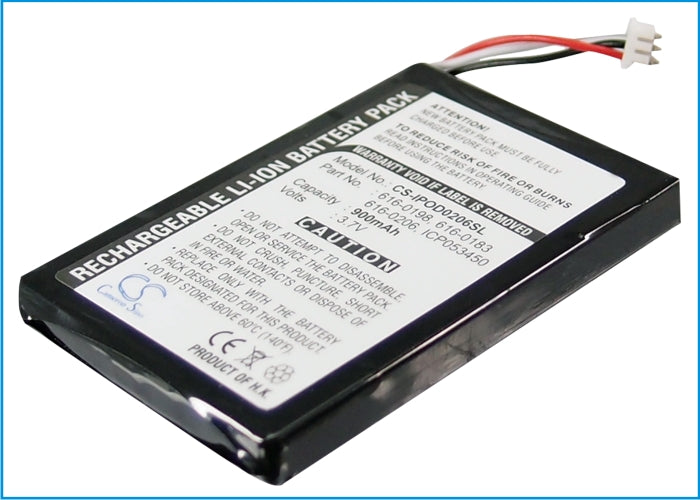 CS-IPOD0206SL : Battery for Apple iPOD Photo, Photo 40GB M9585ZR/A, Photo 40GB M9585LL/A and others - Replaces Apple 616-0206