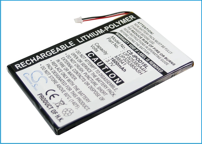 CS-IPOD1SL : Battery for Apple iPOD 1st, 2nd Generation - Replaces Apple P325385A4H