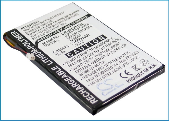 CS-IPOD1SL : Battery for Apple iPOD 1st, 2nd Generation - Replaces Apple P325385A4H