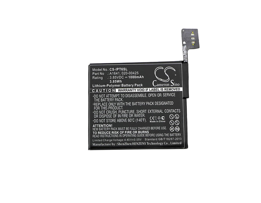 CS-IPT6SL : Battery for Apple iPod Touch 6th, iPod touch 6th generation, A1574 and others - Replaces Apple A1641, 020-00425