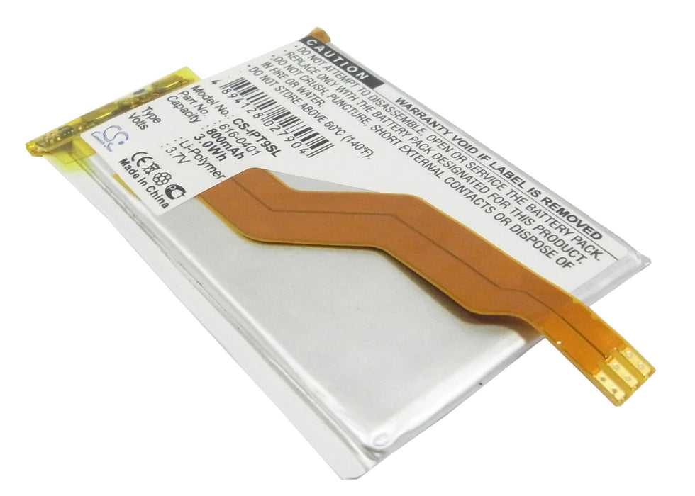 CS-IPT9SL : Battery for Apple iPod touch 2nd 4GB, iPod touch 2nd 8GB, iPod touch 2nd 16GB and others - Replaces Apple 616-0401, 616-0404, DAP284846PA