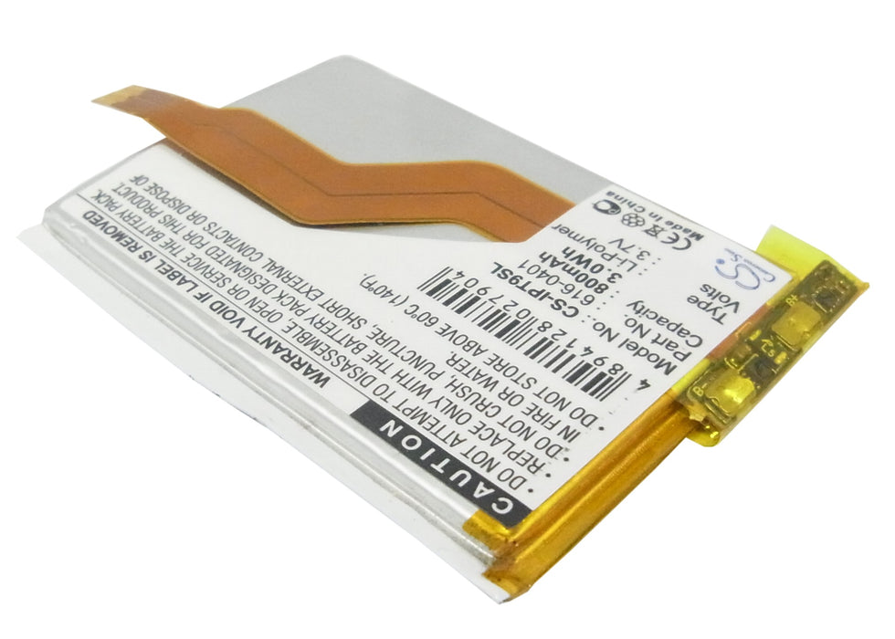 CS-IPT9SL : Battery for Apple iPod touch 2nd 4GB, iPod touch 2nd 8GB, iPod touch 2nd 16GB and others - Replaces Apple 616-0401, 616-0404, DAP284846PA