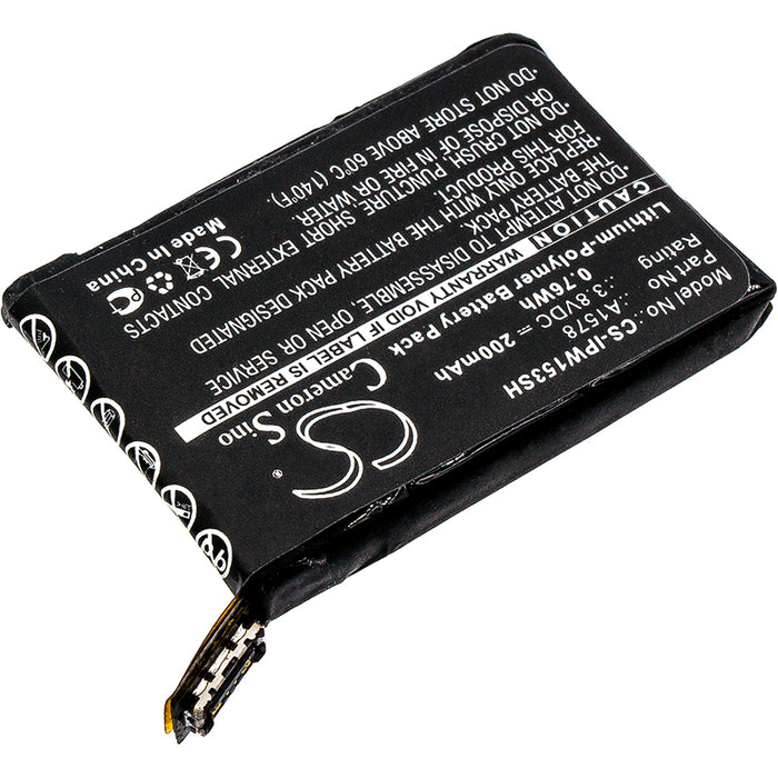 CS-IPW153SH : Battery for Apple Watch 38mm, Watch 42mm, A1553 and others - Replaces Apple A1578