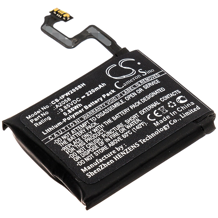 CS-IPW205SH : Battery for Apple iWatch Series 4 40mm, A1975, A1977 and others - Replaces Apple A2058