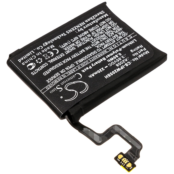 CS-IPW205SH : Battery for Apple iWatch Series 4 40mm, A1975, A1977 and others - Replaces Apple A2058