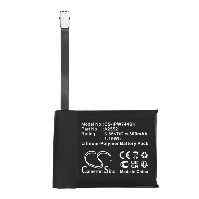 CS-IPW744SH : Battery for Apple Watch Series S7 45mm - Replaces Apple A2552