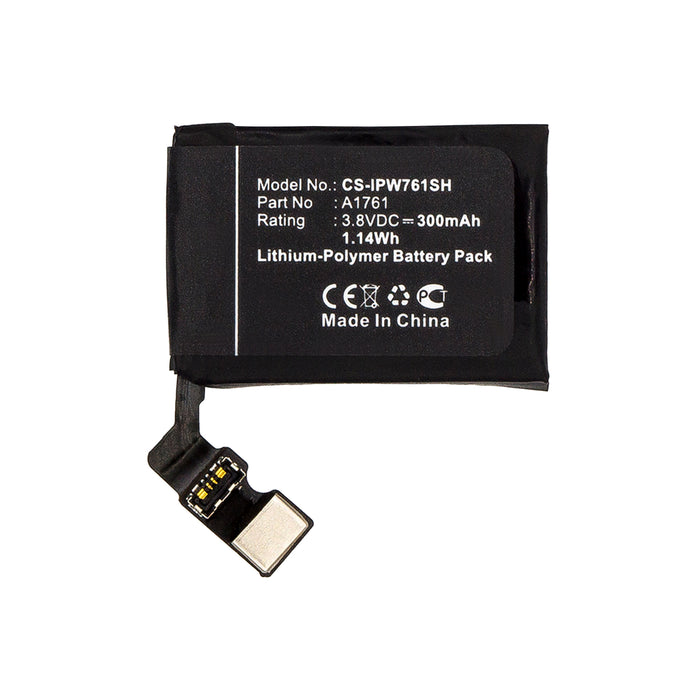 CS-IPW761SH : Battery for Apple Watch 2 42mm, Watch A1758, Watch A1817 and others - Replaces Apple A1761