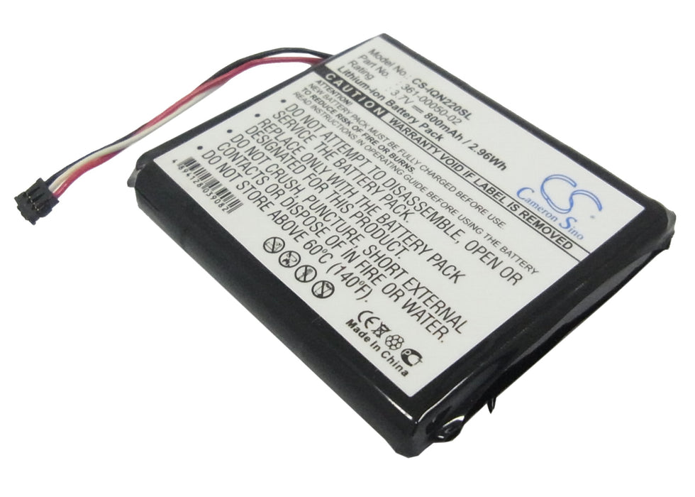 CS-IQN220SL : Battery for Garmin Nuvi 2200, Nuvi 2200LT, Nuvi 2240 and others - Replaces Garmin 361-00050-02, 361-00050-01, 361-00050-04