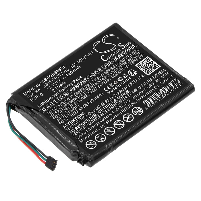 CS-IQN395SL : Battery for Garmin Nuvi 3597, 3597LMT, Nuvi 3597LMTHD and others - Replaces Garmin 361-00070-00, 361-00070-01