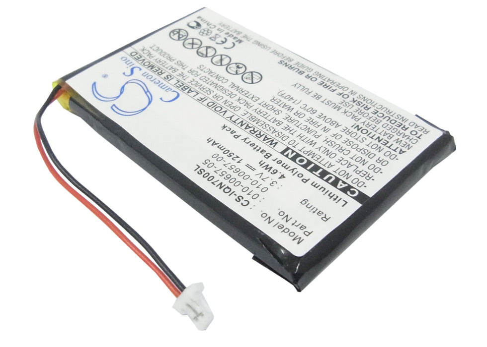 CS-IQN700SL : Battery for Garmin Nuvi 700 ( 2 wires ) - Replaces Garmin 010-00657-05, 010-00657-00, 010-00657-10