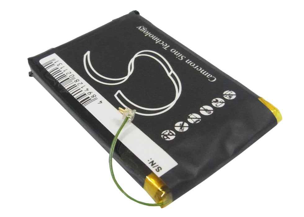 CS-IR20SL : Battery for iRiver Clix Plus, U20, REI-iriverclix2 and others - Replaces iRiver M1-F1228C-C, KEPJGJBJE, KEPJGJGAC