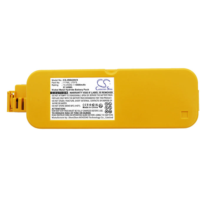 CS-IRB420VX : Battery for King Cleaning od TV - Replaces iRobot 11700, 17373