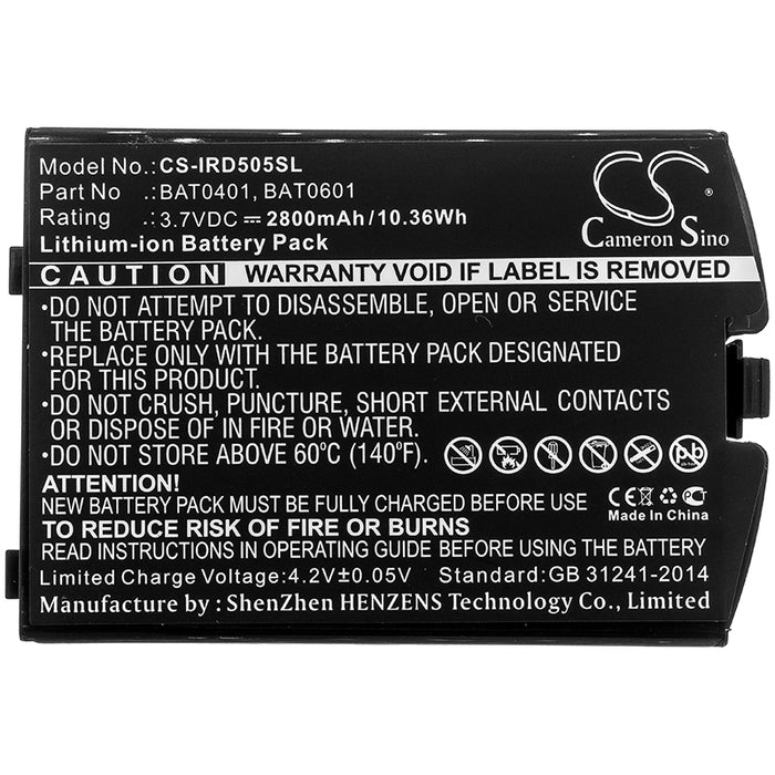 CS-IRD505SL : Battery for Iridium 9505A - Replaces Iridium BAT0401, BAT0601, BAT0602