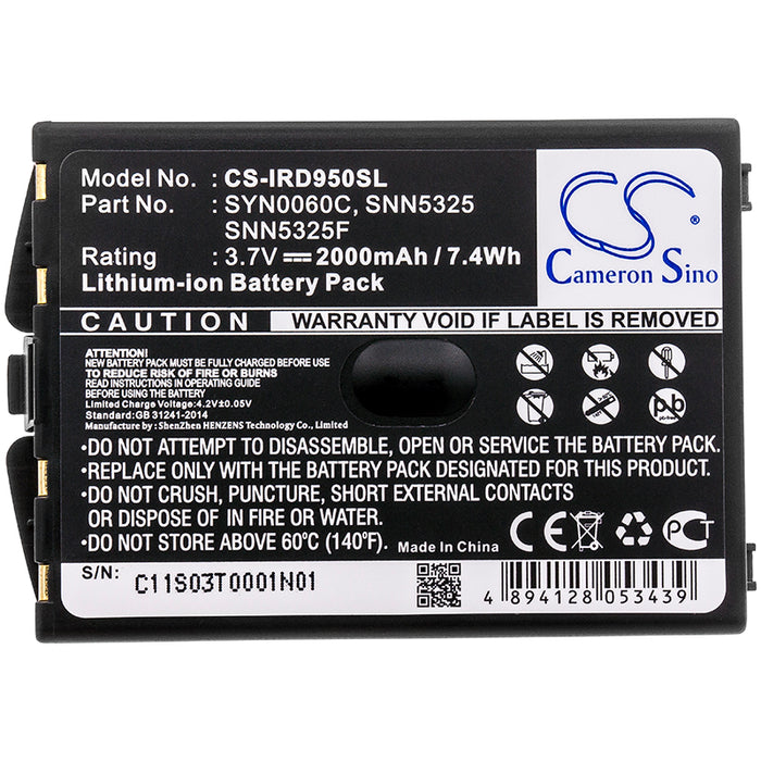 CS-IRD950SL : Battery for Iridium 9500, 9505 - Replaces Iridium SYN0060C, SNN5325, SNN5325F