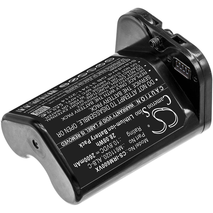 CS-IRM600VX : Battery for iRobot Braava Jet M6, M611020, M612880 and others - Replaces iRobot ALB-C, M611020, ABL-C