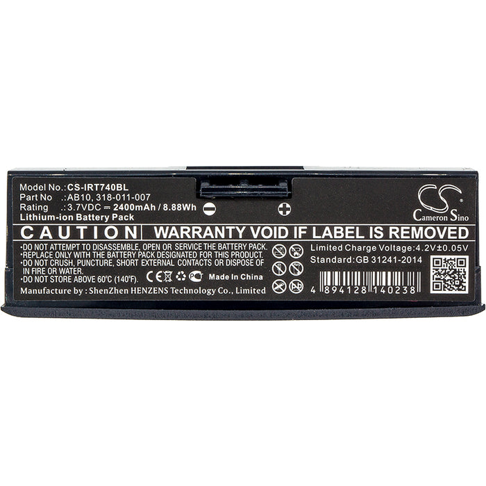 CS-IRT740BL : Battery for Intermec 700 Mono, 730 Color - Replaces Intermec 318-011-007, AB10