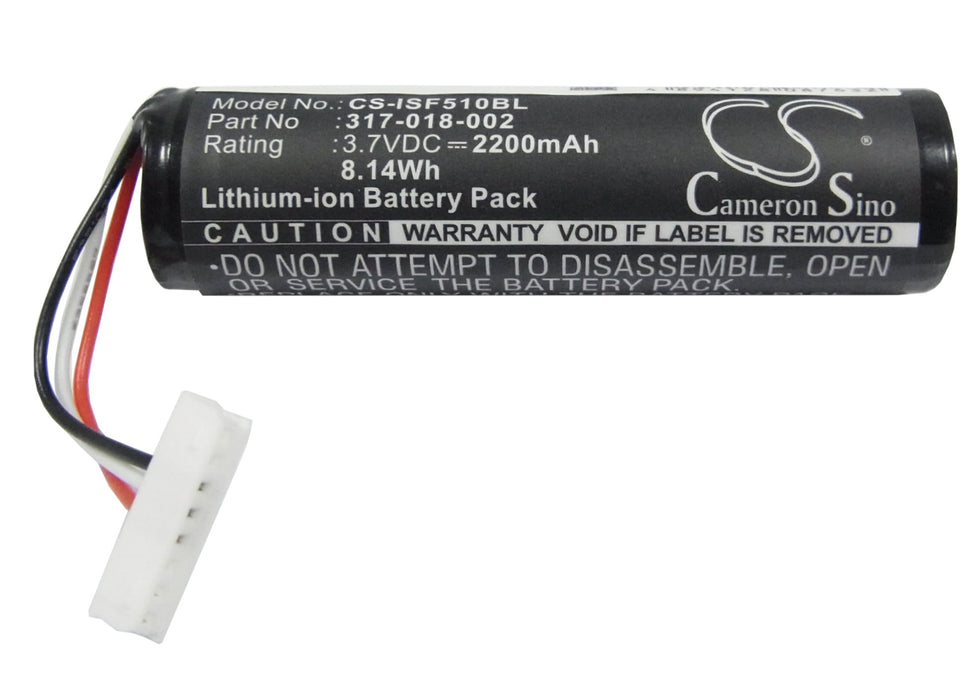 CS-ISF510BL : Battery for Honeywell IN51L3-D, SF51 - Replaces Intermec 318-025-001, 317-018-002, 317-018002A and others