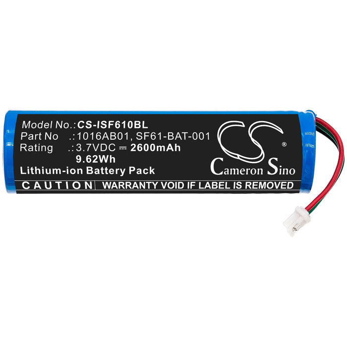 CS-ISF610BL : Battery for Intermec SF61, SF61b - Replaces Intermec 1016AB01, 5711783259886, 8507600090 and others