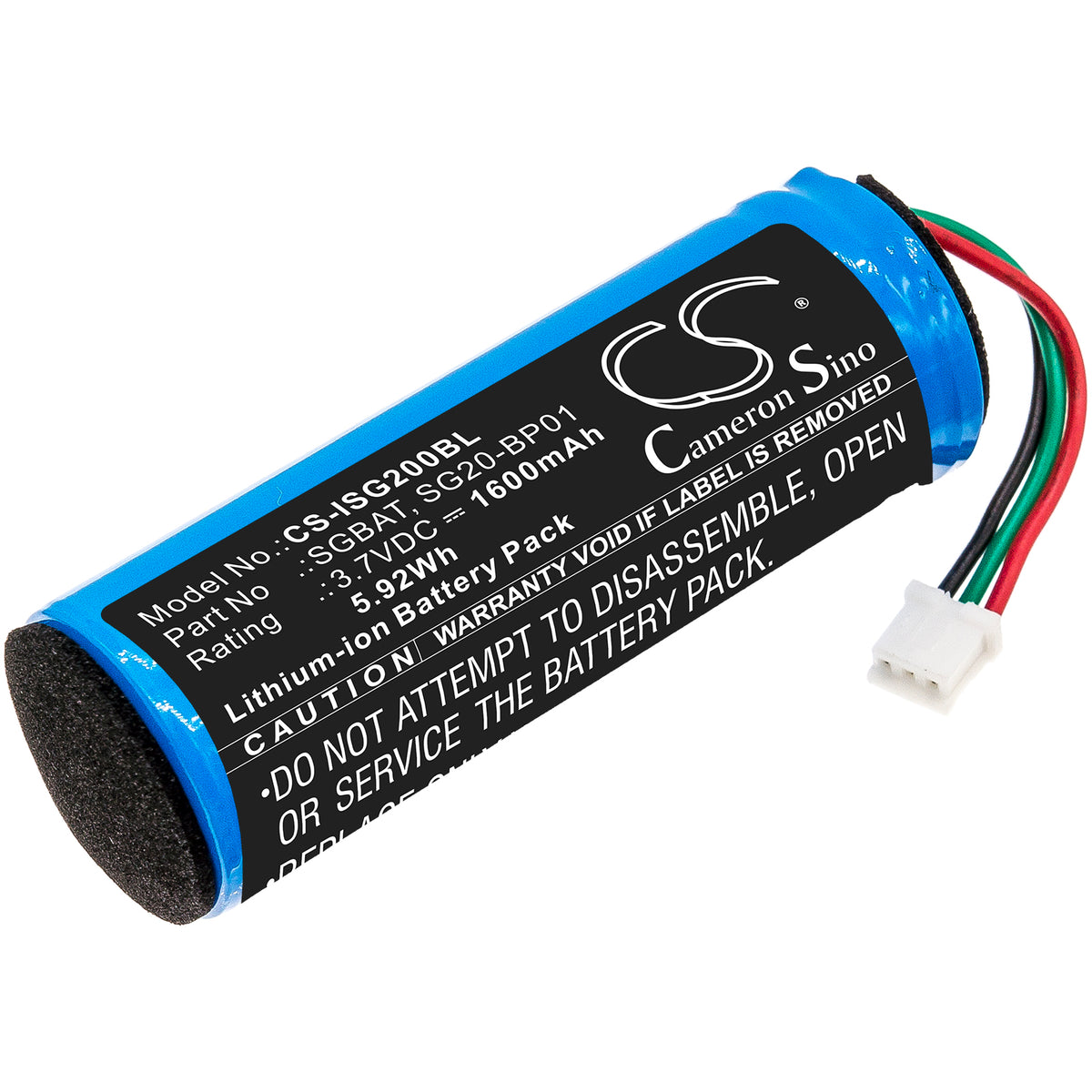 CS-ISG200BL : Battery for Honeywell SG20 - Replaces Intermec SGBAT, SG ...