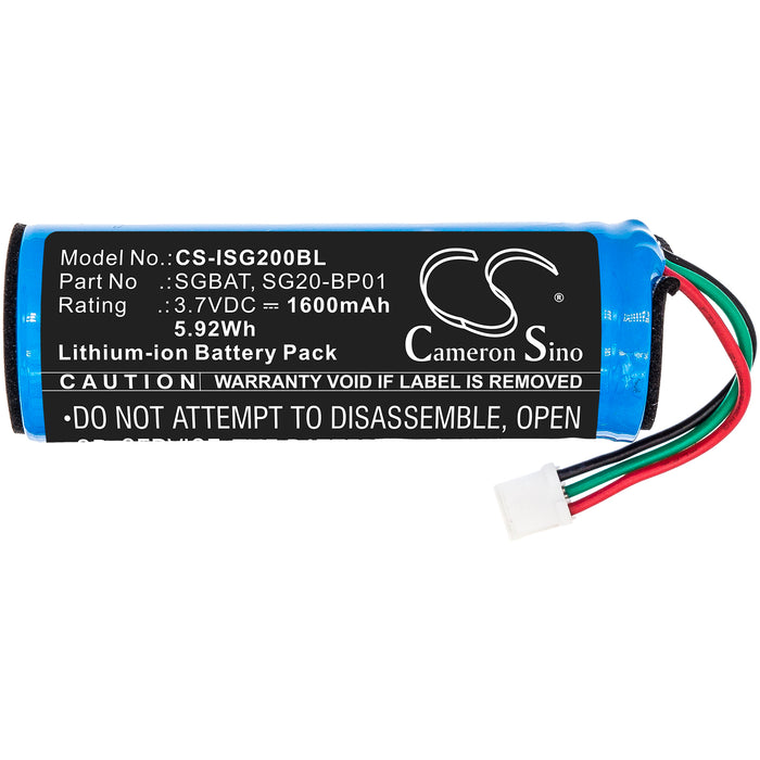 CS-ISG200BL : Battery for Honeywell SG20 - Replaces Intermec SGBAT, SG20-BP01