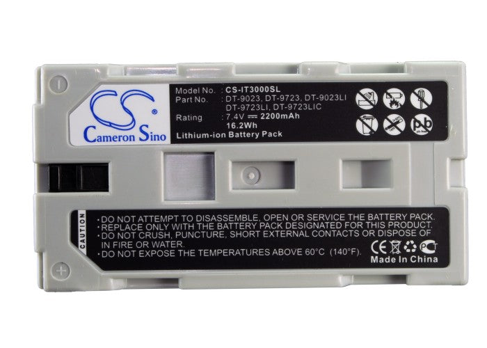 CS-IT3000SL : Battery for Casio IT3000, IT2000, IT-2000D30E and others - Replaces Casio DT-9023, DT-9723, DT-9023LI and others