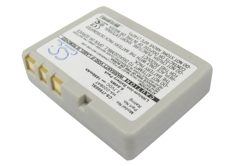 CS-IT600SL : Battery for Casio IT-600, IT-300, IT-G500 and others - Replaces Casio HA-D20BAT, CA60L1-G, CA60L4-G and others