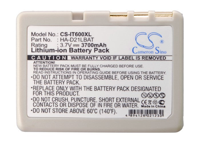 CS-IT600XL : Battery for Casio IT-600, IT-300, IT-G500 and others - Replaces Casio HA-D21LBAT, HA-D20BAT, CA60L1-G and others