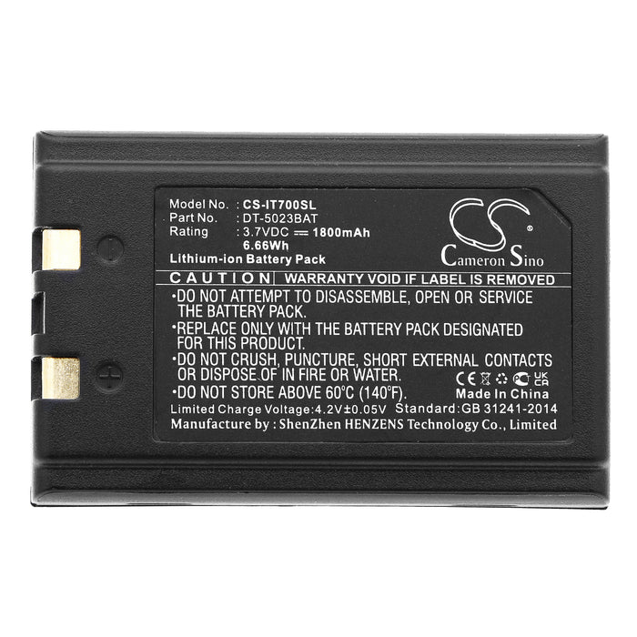 CS-IT700SL : Battery for Banksys Xentissimo - Replaces Banksys BSYS05006, 3032610137