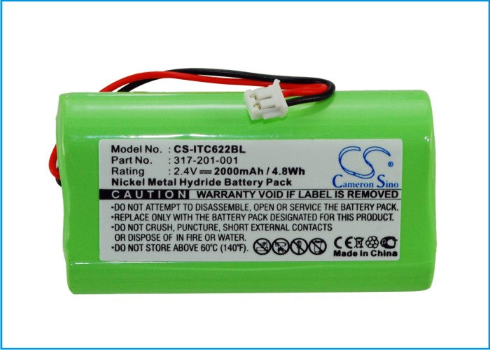 CS-ITC622BL : Battery for Intermec Norand 6210, Norand 6212, Norand 6220 and others - Replaces Intermec 317-201-001