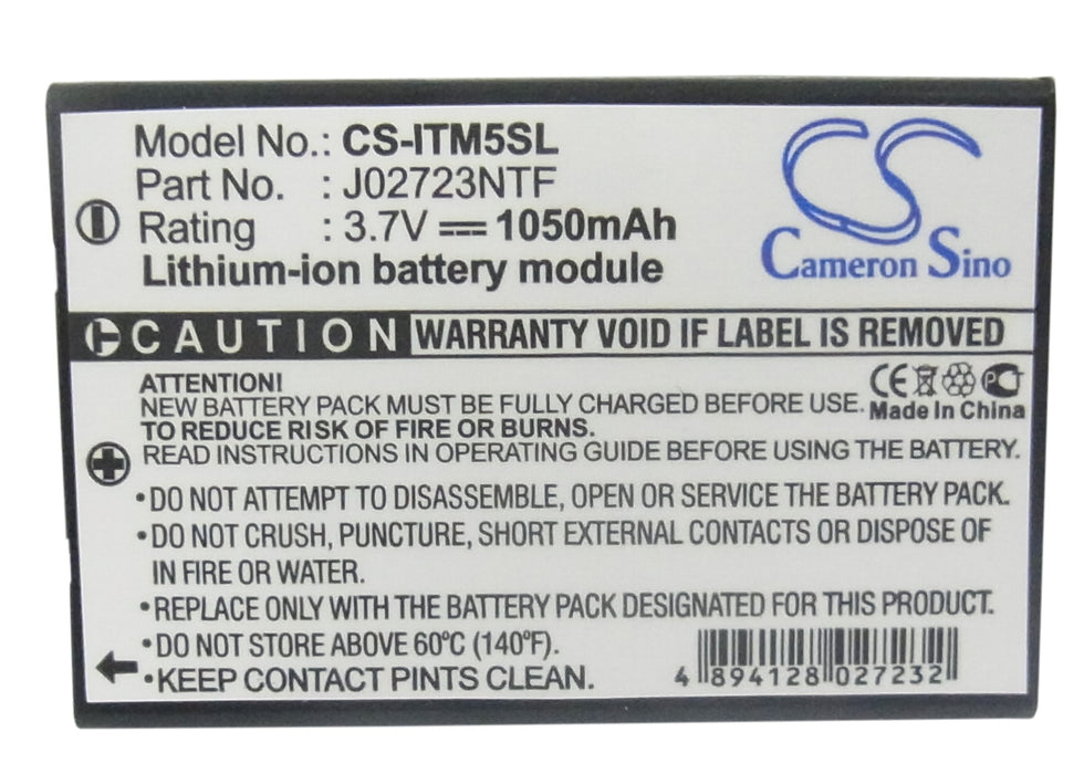 CS-ITM5SL : Battery for i.Trek M5, M5 BT GPS