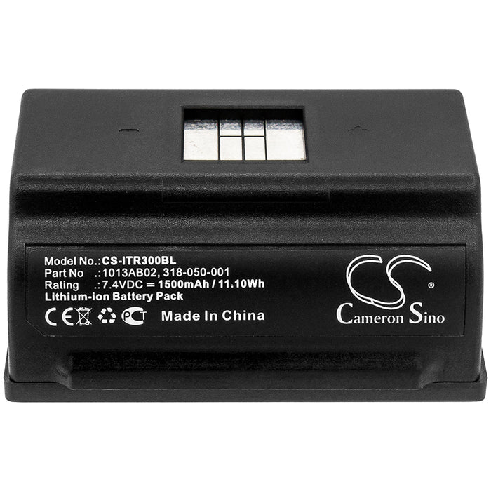 CS-ITR300BL : Battery for Intermec PR2, PR3 - Replaces Intermec 318-050-001, 1013AB02