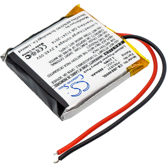 CS-JBE400SL : Battery for JBL Synchros S400BT, Tune 600BT - Replaces JBL P062831